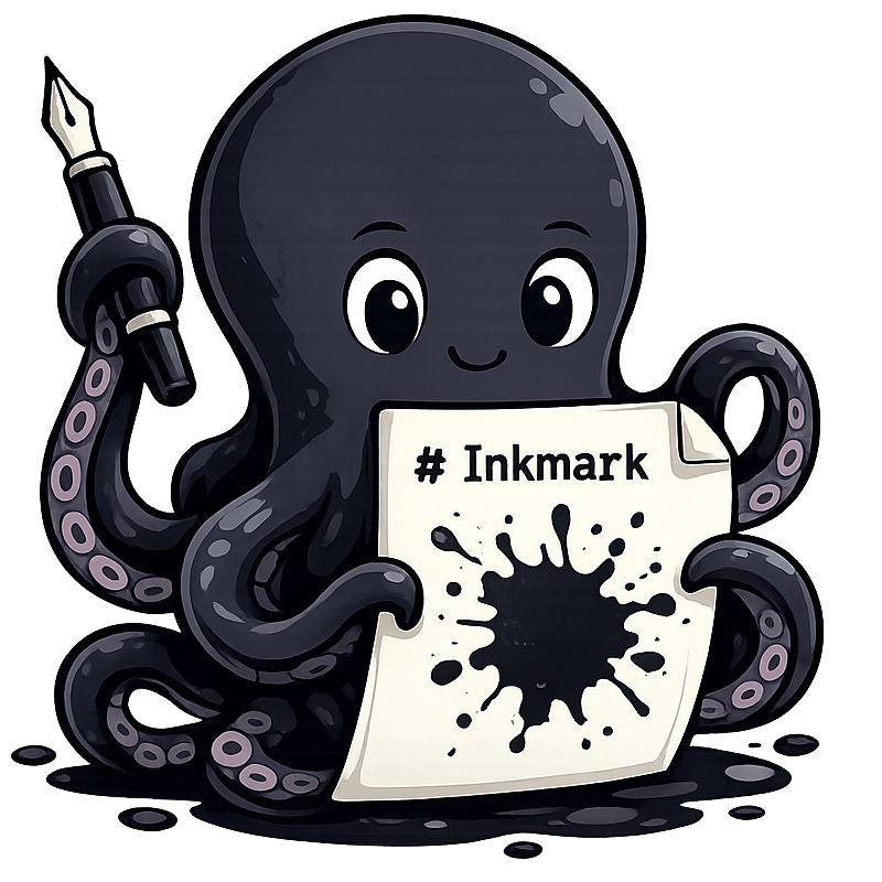 Cover for Inkmark: a very fast, feature-packed, AI-first Markdown gem for Ruby